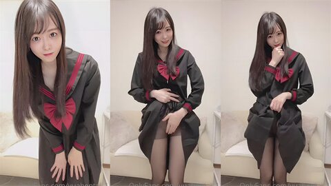 Japanes school girl long dress and pentyhose 01 - yahentai_1